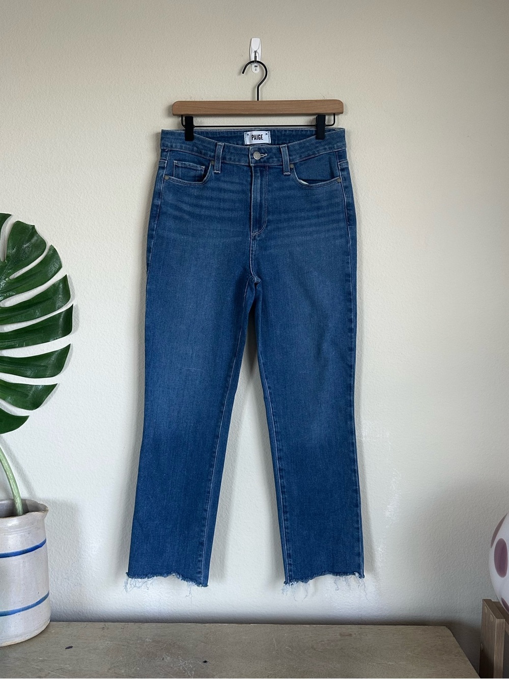 Paige Hoxton Slim Crop Jeans